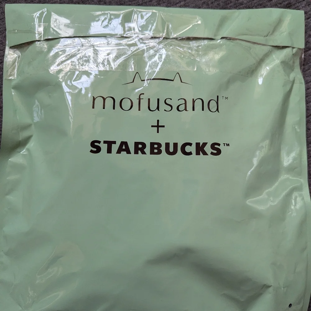 Starbucks Asia Mofusand kitty canvas cup carrier BNWT - Picture 7 of 9